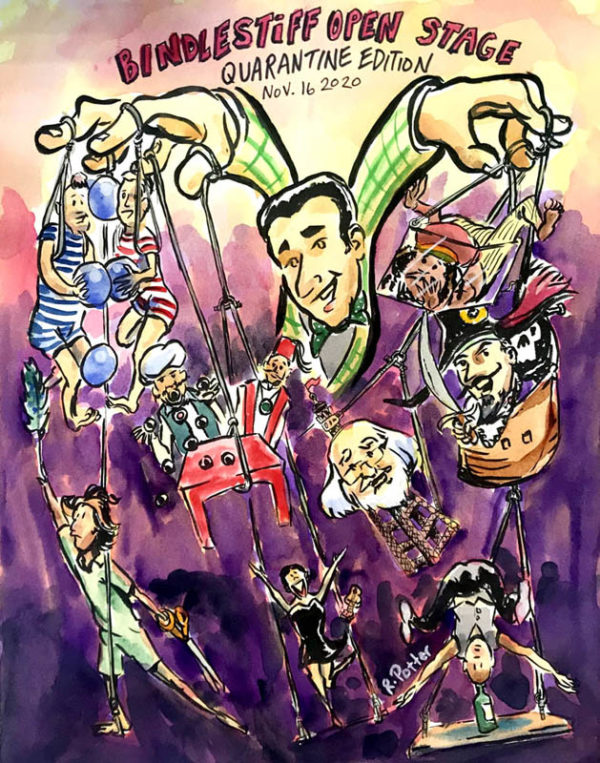 Bindlestiff Quarantine Edition Show Watercolor Print Nov 16, 2020 S2E11