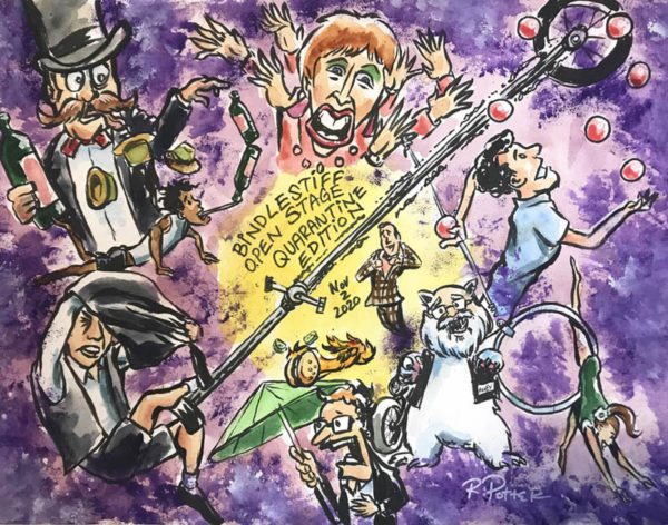 Bindlestiff Quarantine Edition Show Watercolor Print Nov 2, 2020 S2E09